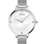 s.Oliver Orologio Analogico Quarzo Donna con Cinturino in Acciaio Inox SO-3472-MQ