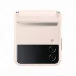 Samsung Flap Leather Cover Custodia Pieghevole in pelle per Galaxy Z Flip4, Pesca