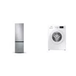 Samsung Frigorifero Combinato Ecoflex RB38T600DSA/EF + Lavatrice Crystal Clean WW80TA046TT