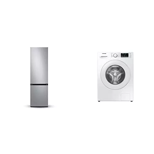 Samsung Frigorifero Combinato Ecoflex RB38T600DSA/EF + Lavatrice Crystal Clean WW80TA046TT