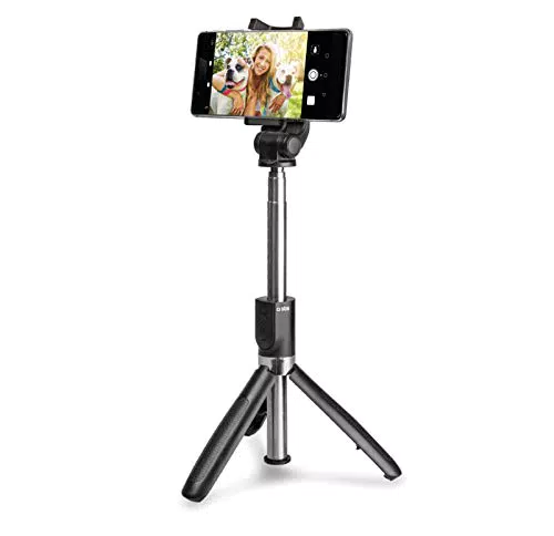 SBS Asta Selfie Telescopica con Treppiede Estendibile Fino a 70 cm e Telecomando Remote Control, 10 Metri