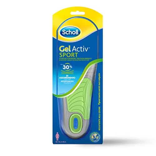 Scholl Solette Gel Activ Sport, Taglia 35.5-40.5