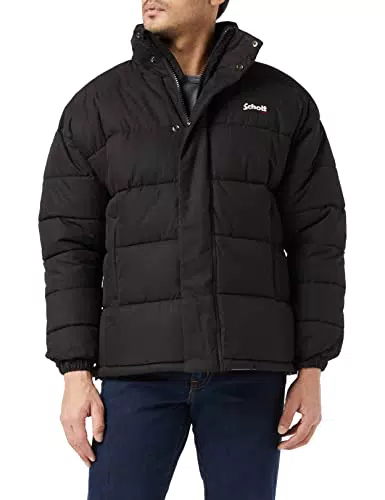 Schott NYC Nebraska Giacca, Nero, Taglia Produttore XL Uomo
