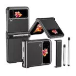 SCRENDY Cover per Samsung Galaxy Z Flip 4, Galaxy Z Flip 4 Custodia con 2 Tipi di Cover Protettiva