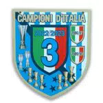 Scudetto Napoli Campione Materiale Forex 5mm Misura 35X30 CM Con Fori per appendino