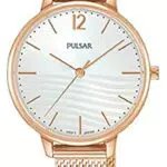 Seiko Orologio Analogico al Quarzo Donna con Cinturino in Acciaio Inox PH8486X1