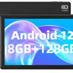 SGIN Tablet 10.1 Pollici 8GB RAM 128GB ROM, Android 12 Octa-Core 1.6GHz Tablet, 1920 * 1200 IPS HD, 5MP + 8MP Fotocamera, 6000 mAh, 2.4G / 5G WiFi, GPS + SIM, TF Espandibile fino a 256GB