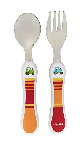 SIGIKID 25237 - Set di posate per bambini per ragazze e ragazzi