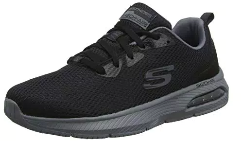 Skechers Dyna-Air Scarpe da Ginnastica, Uomo, Nero,