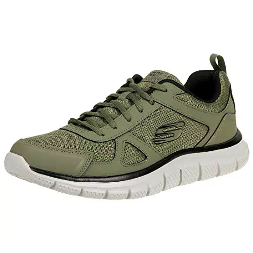 Skechers Track Scloric, Sneakers Uomo, verde oliva, 46