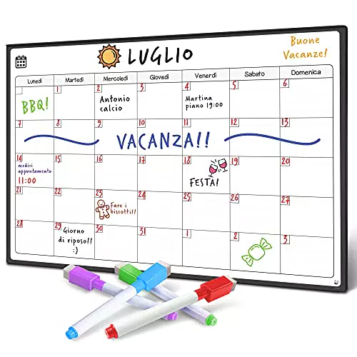 Smart Panda Lavagna Calendario Magnetico Frigorifero