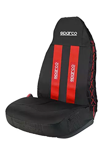 Sparco SPC1020RS Fodera, Individuale, Rosso