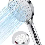 SREWOHS Soffione doccia a risparmio idrico con 5 modalità di getto
