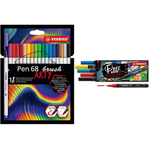 Stabilo Pennarello Premium con punta a pennello Pen 68 brush - ARTY