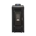 STUFE A PELLET ITALIA - Mod. NIAGARA da 9Kw, Garanzia 24 Mesi (Nero)