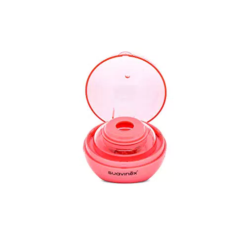 Suavinex DUCCIO - Sterilizzatore portatile per succhietti a luce UV, Rosa