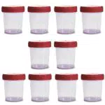 SUMEDTEC Confezione da 10 contenitori sterili per analisi delle urine,120 ml