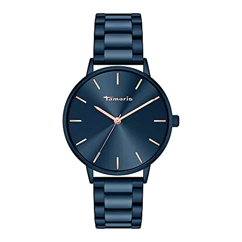 Tamaris Orologio Analogico Quarzo Donna con Cinturino in Acciaio Inox