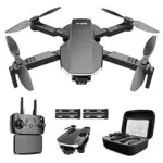 tech rc Drone con Telecamera 1080P Drone Professionale Pieghevole con Borsa Due Batterie di 26 Minuti Sospensione Altitudine Un Pulsante di Decollo/Atterraggio