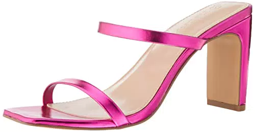 The Drop Avery - Sandali Con Tacco Alto e Due Cinturini da Donna, rosa, 39