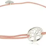 Thomas Sabo Little Secret Tree of Love Bracciale in Tessuto da Donna in Argento Sterling 925