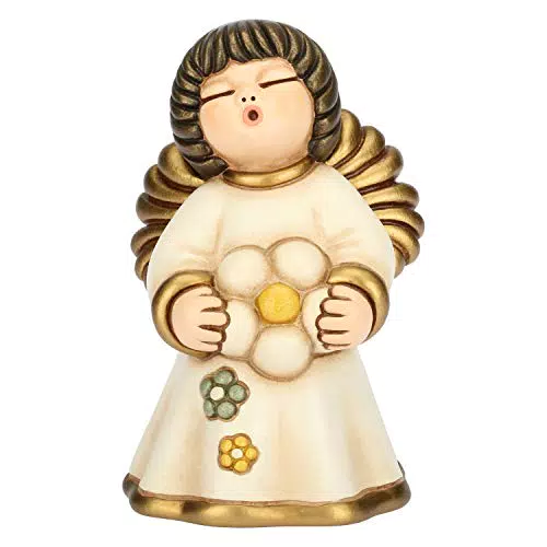THUN - Angelo dell'Amicizia con Fiore - Formato Piccolo - Ceramica - 11