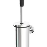 Tiger Boston Comfort & Safety Scopino e Portascopino da WC, Acciaio Inox Lucidato