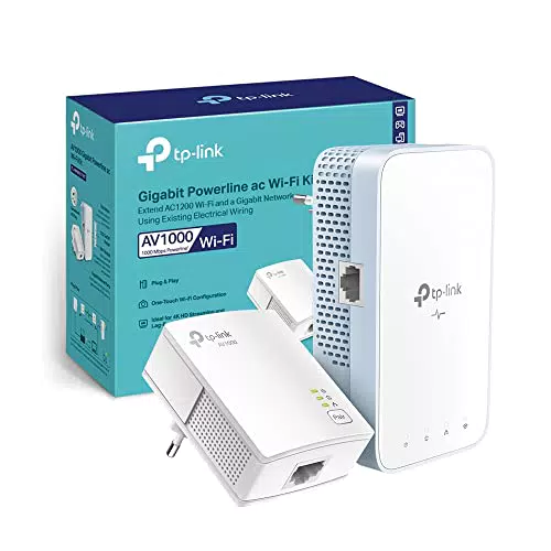 TP-Link TL-WPA1000 Kit Powerline, AV1000 Mbps su Powerline