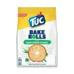 Tuc Bake Rolls, Gusto Sour Cream e Onion, Chips di Pane Cotte al Forno