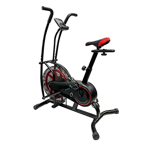 Ultrasport Air Bike, con sistema di freno a nastro silenzioso per l'allenamento della potenza