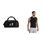 Under Armour Undeniable 5.0, Borsa Unisex, Nero & maglia tecnica, nero