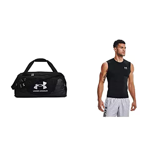 Under Armour Undeniable 5.0, Borsa Unisex, Nero & maglia tecnica, nero