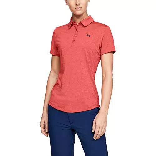Under Armour Zinger Polo Maniche Corte, Donna, Rosa