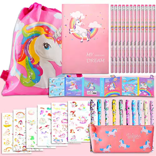 Unicorno Regalo di Cancelleri per Bambina 6 7 8 9 10 11 12 Anni