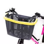 Urban Prime Cestino Bici, Nero e Giallo