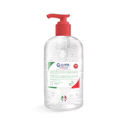 V GERM VIRUXYLL - 1 Litro di Gel Igienizzante Mani Antibatterico con Tea Tree e Alcol 70%