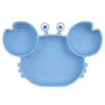 Vicloon Piatto per Bambini in Silicone, Piatto con Ventosa per Bambini