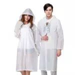 Vicloon Poncho Impermeabile, 2 pezzi, bianco