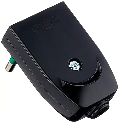 Vimar RI.00203 Spina SICURY 2P+T 10 A 250 V~, spinotti orientabili in linea o a squadra