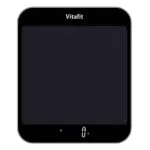 Vitafit 15kg Bilancia da Cucina Digitale, Bilancia Alimentare Elettronica Multifunzione in Grammi e Once