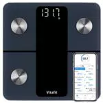 Vitafit Bilancia Pesapersone Professionale smart, Nero