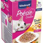 Vitakraft Gatto Cibo umido mangime poésie Multipack Cuore ciotole 6x 85g