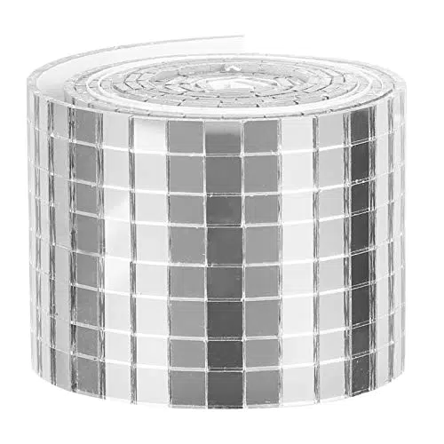 VORCOOL 1 Rotolo Auto- Adesivo di Vetro a Specchio