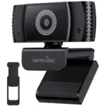 wansview Webcam PC con Microfono, 1080P Autofocus Webcam con Copertura Privacy per Video dal Vivo