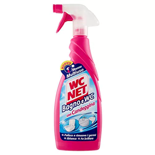 Wc Net - Bagno e Wc con Candeggina, Detergente Spray per Sanitari e Superfici