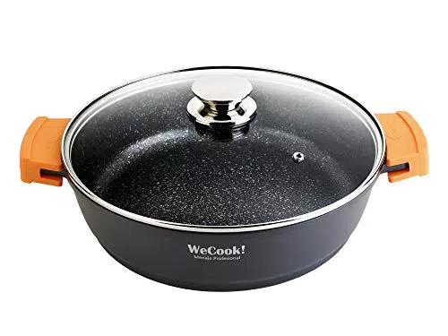 WECOOK! Ecochef Titanio Casseruola Bassa per Induzione