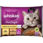 Whiskas Pure Delight Tenere Delicatezze, 52 Bustine