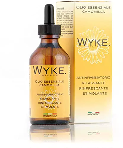 WIKE.MILANO - olio alla Camomilla essenziale 100ml naturale per viso e corpo
