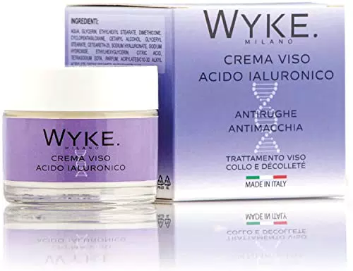 WYKE.MILANO - Crema Viso Collo e Decollete Acido Ialuronico