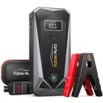 YaberAuto Avviatore Batteria Auto, 4000A 26800mAh Booster Avviamento Auto Professionale per Tutto Benzina e 10L Diesel Motori
